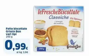 Sigma Fette biscottate GRISSIN BON offerta