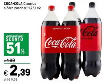 Iper La Grande COCA-COLA classica o zero zuccheri offerta