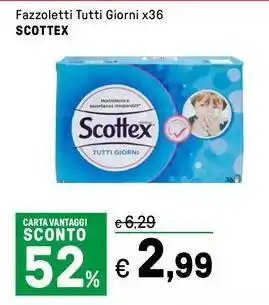 Iper La Grande Fazzoletti tutti giorni x36 SCOTTEX offerta