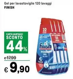 Iper La Grande Gel per lavastoviglie FINISH offerta