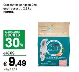 Iper La Grande Crocchette per gatti one gusti assortiti PURINA offerta