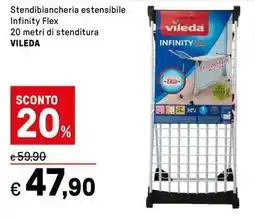 Iper La Grande Stendibiancheria estensibile infinity flex VILEDA offerta