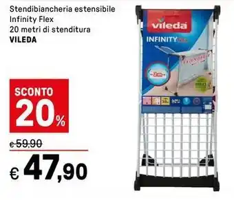 Iper La Grande Stendibiancheria estensibile infinity flex VILEDA offerta