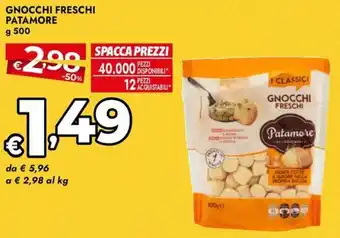 Bennet Gnocchi freschi PATAMORE offerta