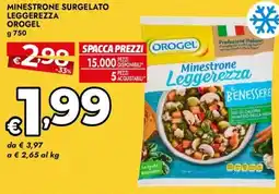 Bennet Minestrone surgelato leggerezza OROGEL offerta