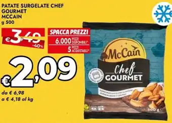 Bennet Patate surgelate chef gourmet MCCAIN offerta