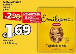 Bennet Pasta all'uovo BARILLA offerta