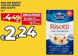 Bennet Riso per risotti chicchi grossi riso SCOTTI offerta