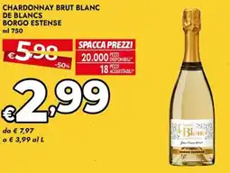 Bennet Chardonnay brut blanc de blancs borgo estense offerta