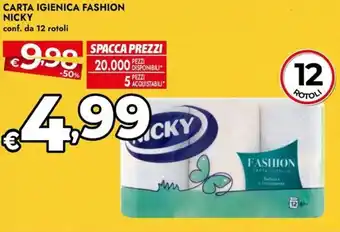 Bennet Carta igienica fashion NICKY offerta