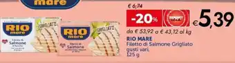 Bennet RIO MARE Filetto di salmone grigliato offerta