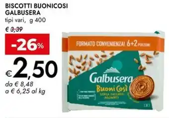 Bennet Biscotti buonicosi GALBUSERA offerta