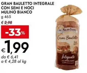 Bennet Gran bauletto integrale con semi e noci MULINO BIANCO offerta