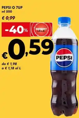 Bennet Pepsi o 7up offerta