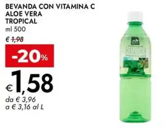 Bennet Bevanda con vitamina c aloe vera TROPICAL offerta