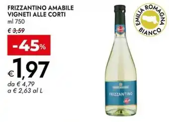 Bennet Frizzantino amabile VIGNETI ALLE CORTI offerta