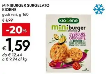 Bennet Miniburger surgelato KIOENE offerta