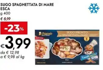 Bennet Sugo spaghettata di mare ESCA offerta