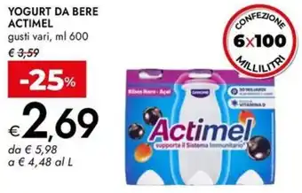 Bennet Yogurt da bere ACTIMEL offerta