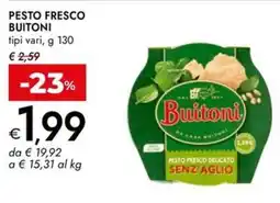 Bennet Pesto fresco BUITONI offerta