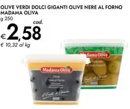 Bennet Olive verdi dolci giganti olive nere al forno MADAMA OLIVA offerta