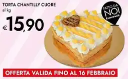 Bennet Torta chantilly cuore offerta