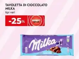 Bennet Tavoletta di cioccolato MILKA offerta