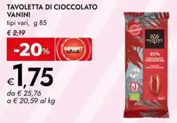 Bennet Tavoletta di cioccolato VANINI offerta