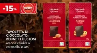 Bennet Tavoletta di cioccolato BENNET I GUSTOSI offerta