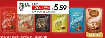 Bennet Praline di cioccolato LINDT offerta