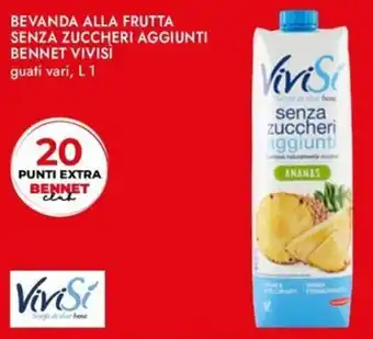 Bennet Bevanda alla frutta senza zuccheri aggiunti BENNET VIVISI offerta