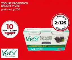 Bennet Yogurt probiotico BENNET VIVISI offerta