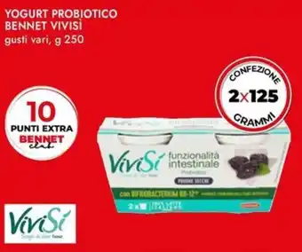 Bennet Yogurt probiotico BENNET VIVISI offerta