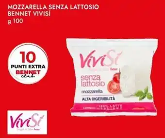 Bennet Mozzarella senza lattosio BENNET VIVISI offerta