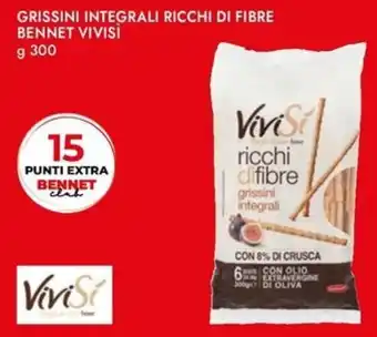 Bennet Grissini integrali ricchi di fibre BENNET VIVISÌ offerta