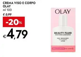 Bennet Crema viso e corpo OLAY offerta