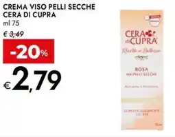 Bennet Crema viso pelli secche CERA DI CUPRA offerta