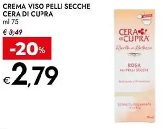 Bennet Crema viso pelli secche CERA DI CUPRA offerta