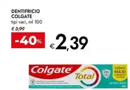 Bennet Dentifricio COLGATE offerta