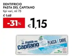 Bennet Dentifricio PASTA DEL CAPITANO offerta