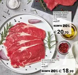 Esselunga Fettine sottili | di roast beef di scottona offerta