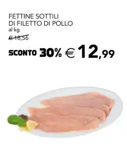 Esselunga Fettine sottili di filetto di pollo offerta