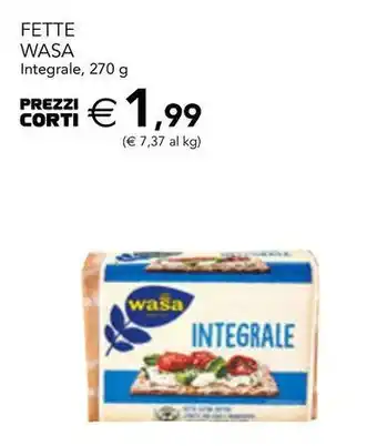 Esselunga Fette wasa integrale offerta