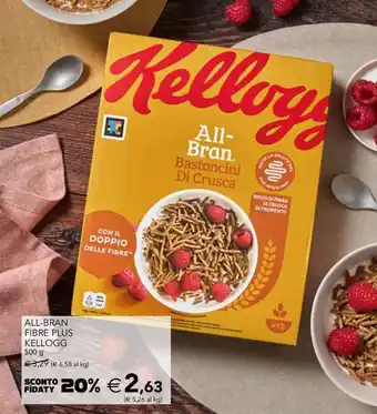 Esselunga All-bran fibre plus kellogg offerta