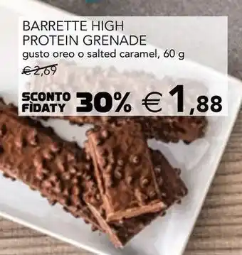 Esselunga Barrette high protein grenade offerta