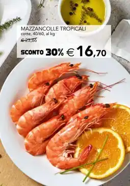 Esselunga Mazzancolle tropicali offerta