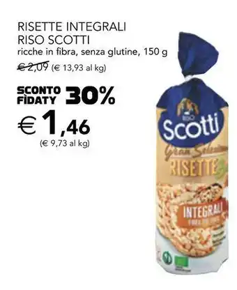 Esselunga Risette integrali riso scotti offerta