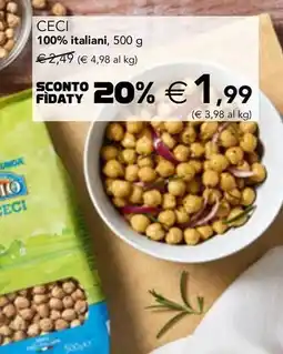 Esselunga Ceci 100% italiani offerta