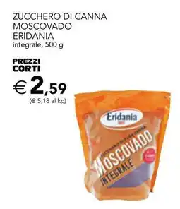 Esselunga Zucchero di canna moscovado eridania integrale offerta