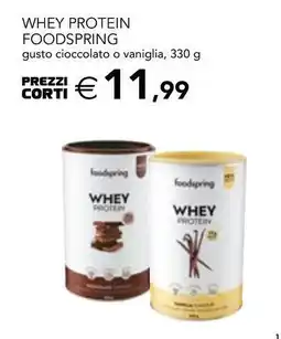 Esselunga Whey protein foodspring offerta